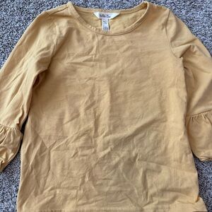 Matilda Jane Mustard Long Sleeve Top